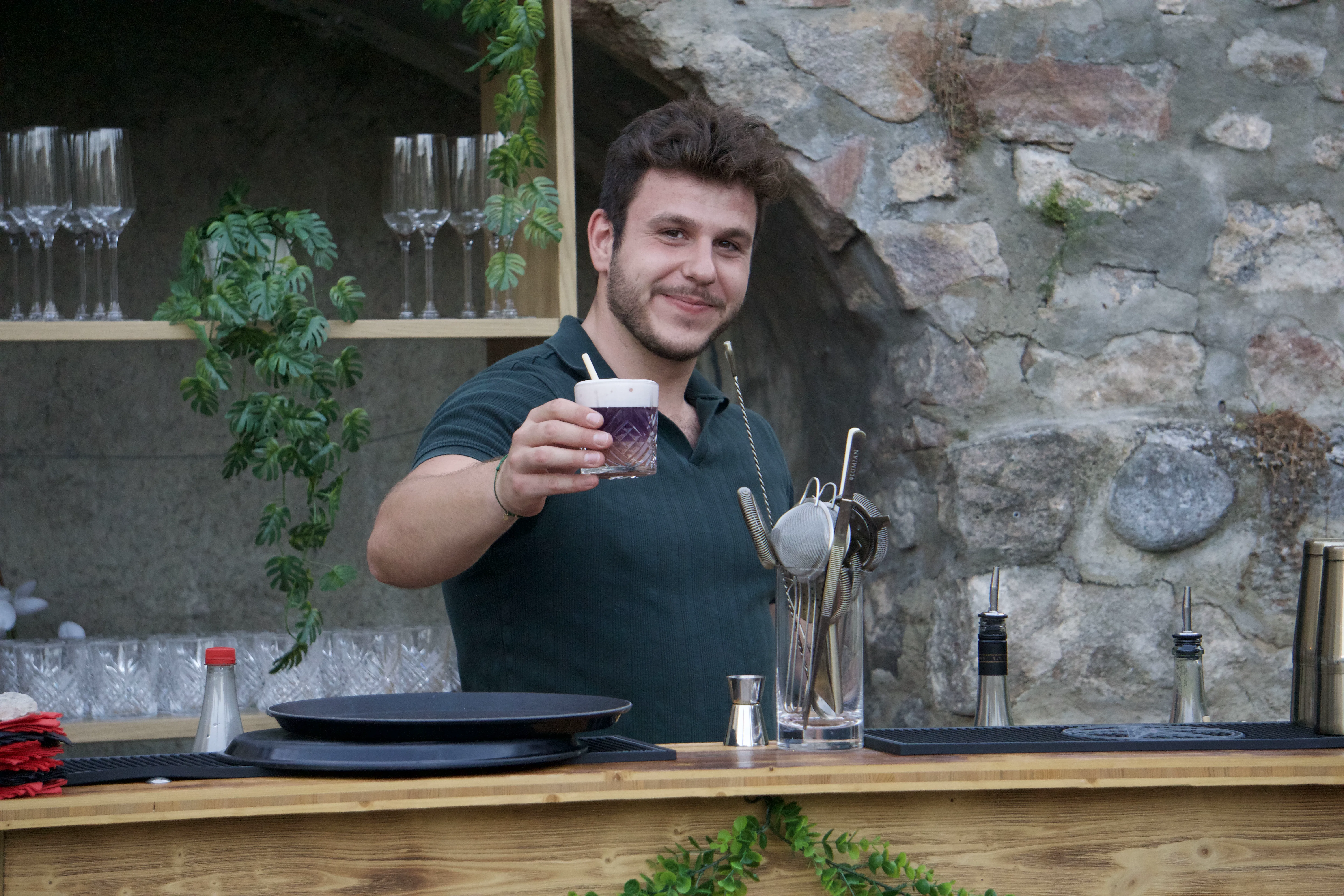 Mathias au bar AURΔ